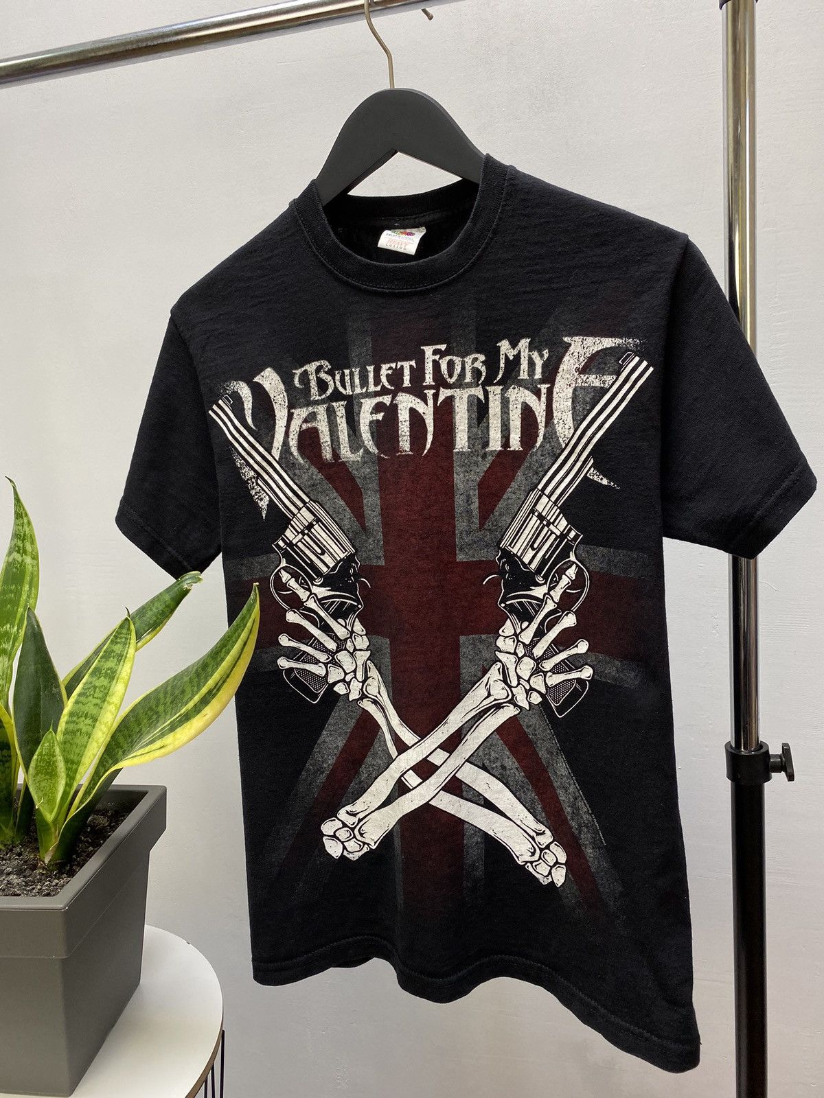 Band Tees × Vintage 00s Vintage Bullet For My Valentine Skull Guns T-Shirt Size US M / EU 48-50 / 2 - 2 Thumbnail
