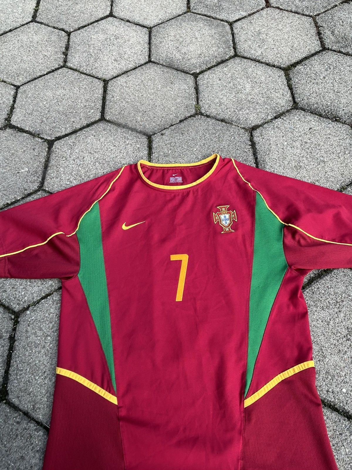 Nike Vintage Nike Portugal Luis Figo Jersey Size US S / EU 44-46 / 1 - 6 Thumbnail