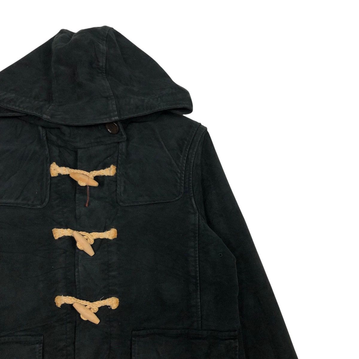 Japanese Brand 📌Rich Black Vintage Chore Jacket MHL Margaret Howell Size US M / EU 48-50 / 2 - 7 Thumbnail