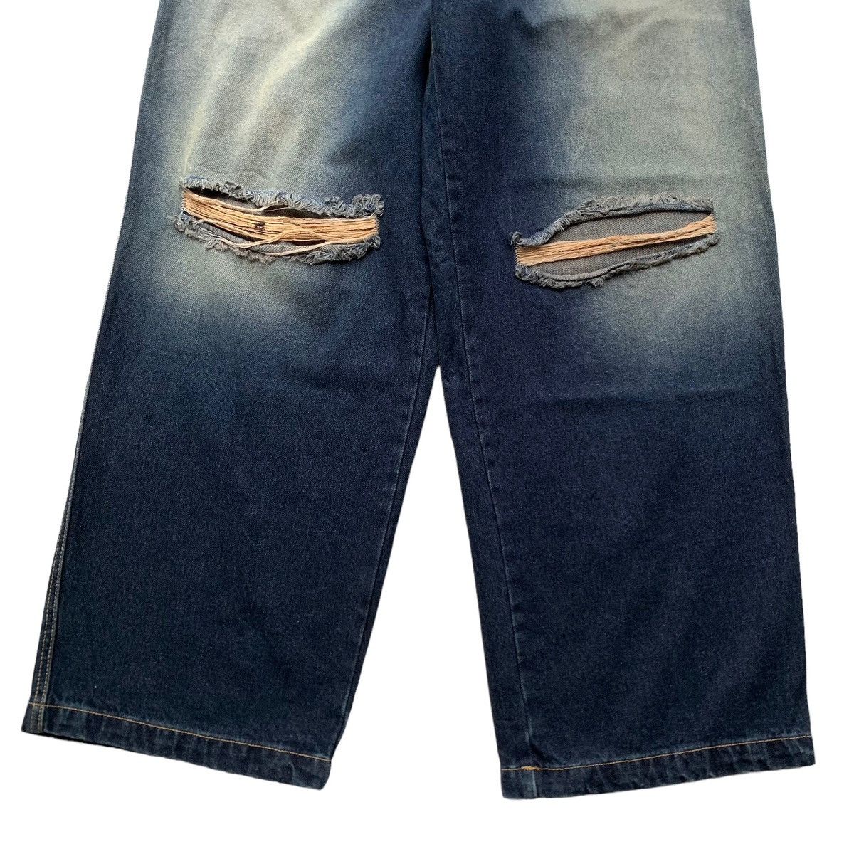 JNCO × Vintage Japanese Brand Glamour Distressed Baggy Loose Pants Size US 34 / EU 50 - 3 Thumbnail