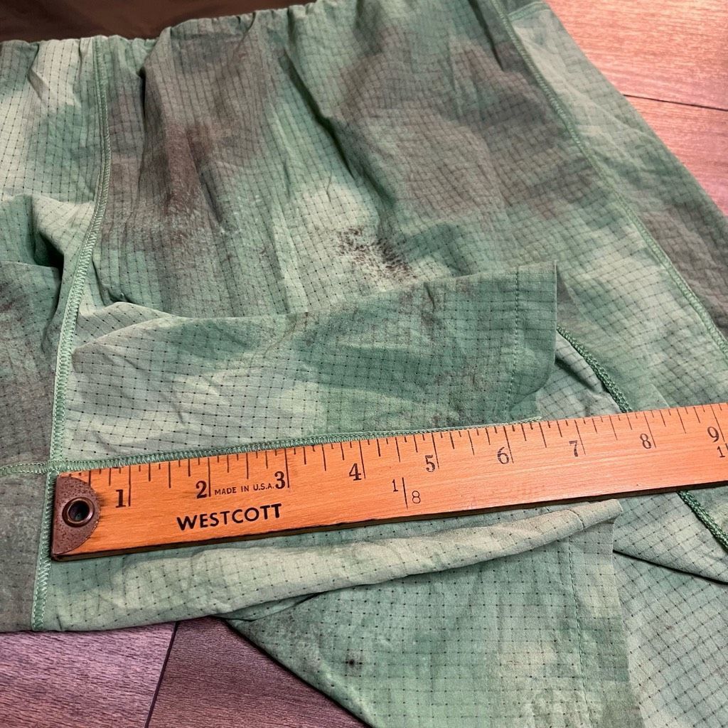 Rei REI Green Patten Athletic Workout Shorts Men Medium Bin G-42 Size US 31 - 3 Thumbnail