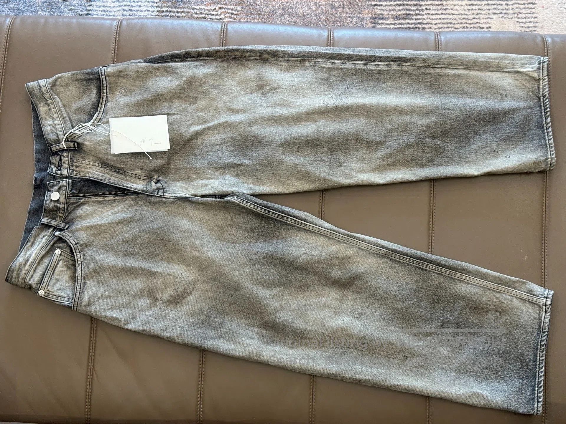 ANACHRONORM Japanese Washed Vintage Straight Jeans. Size US 32 / EU 48 - 4 Thumbnail