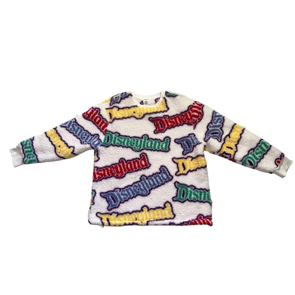 Disney DISNEYLAND FUZZY PLUSH PULLOVER CREWNECK SWEATER RARE Size XL / US 12-14 / IT 48-50 - 1 Thumbnail