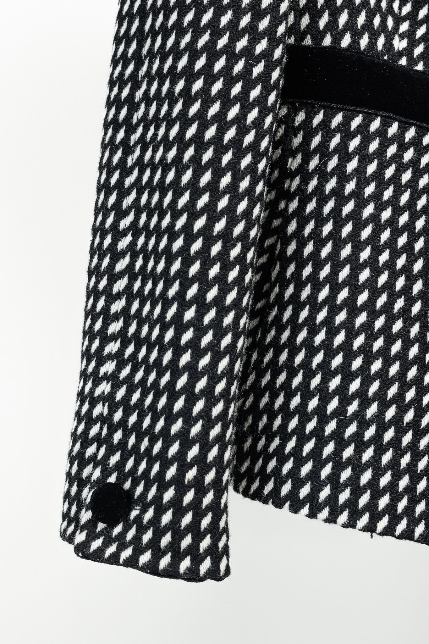 Emporio Armani Emporio Armani 2006 Velvet Bow Trimmed Wool Jacket Size M / US 6-8 / IT 42-44 - 6 Thumbnail