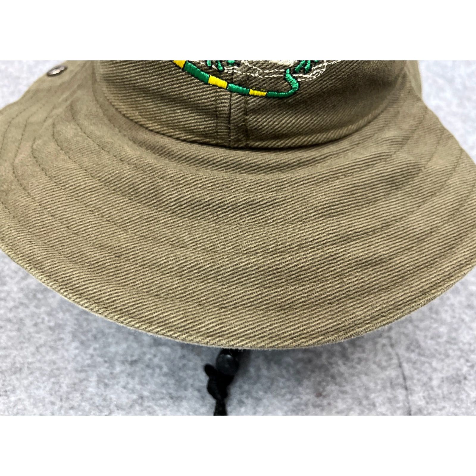 Vintage Cabo San Lucas BCS Bucket Hat Adult One Size Green Cotton Iguana Beach Outdoors Hat/Cap Mens Bucket Hat Size ONE SIZE - 3 Thumbnail
