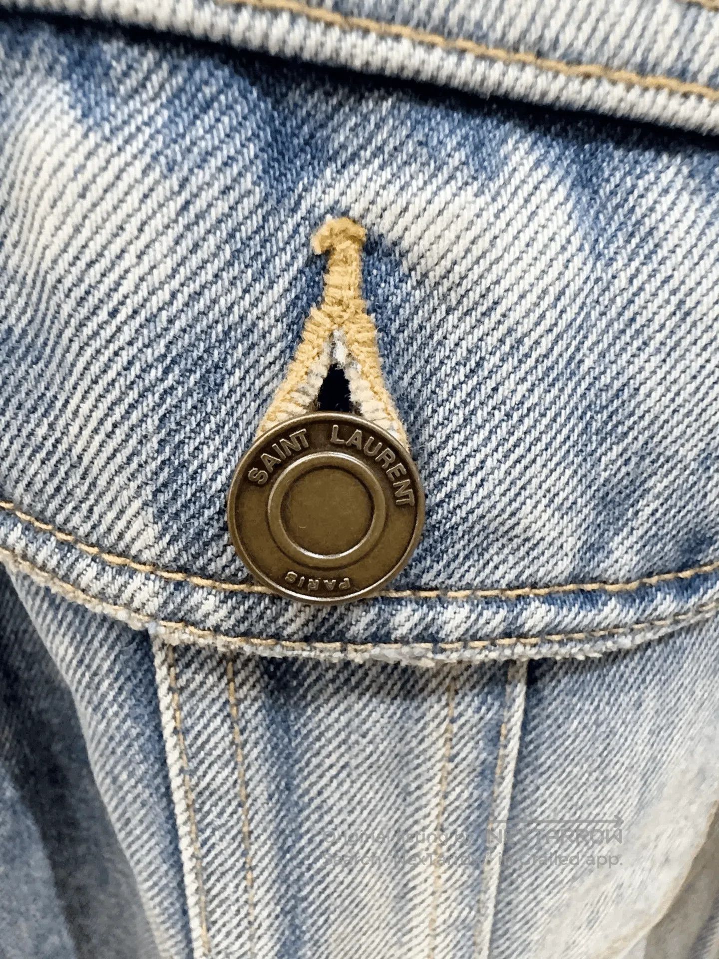 Saint Laurent Paris Saint Laurent SLP Denim Jacket. Size US S / EU 44-46 / 1 - 4 Thumbnail