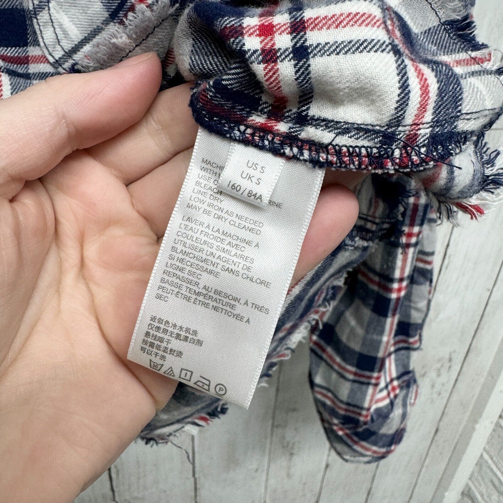 Urban Outfitters Urban Outfitters BDG Rayne Shirt S Flannel High Low Cropped Size S / US 4 / IT 40 - 5 Thumbnail