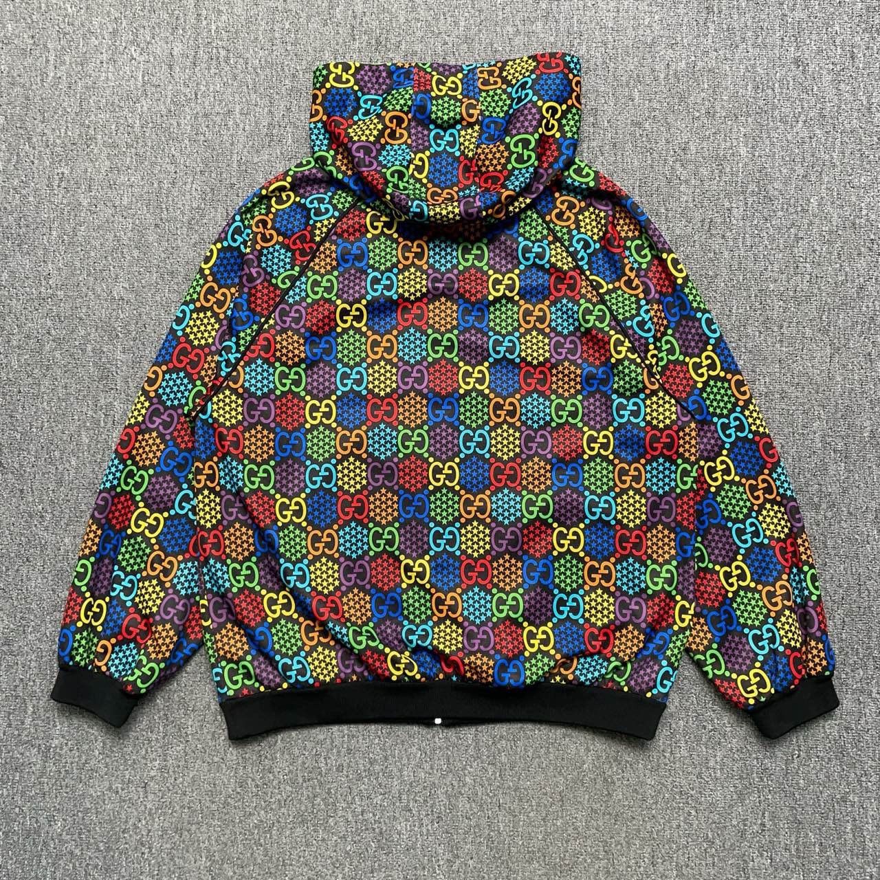 Gucci Gucci Jumping candy series logo full-print zipper hooded ja Size US S / EU 44-46 / 1 - 2 Thumbnail