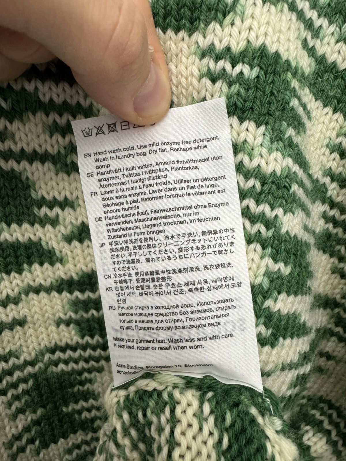Acne Studios Acne Studios Wool Sweater Designer Distressed Oversize Boxy Size US M / EU 48-50 / 2 - 8 Thumbnail