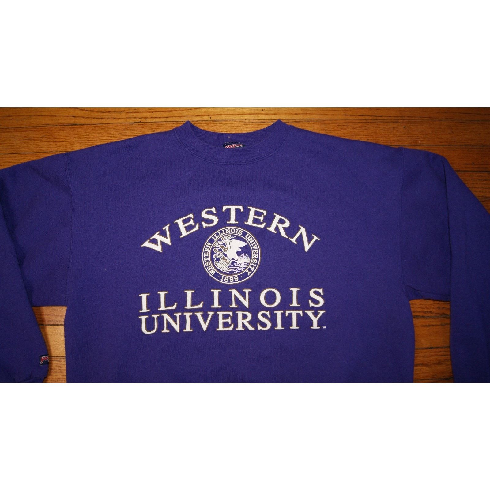Jansport VTG Western ILLINOIS University Purple XL Sweatshirt USA Size US XL / EU 56 / 4 - 1 Thumbnail