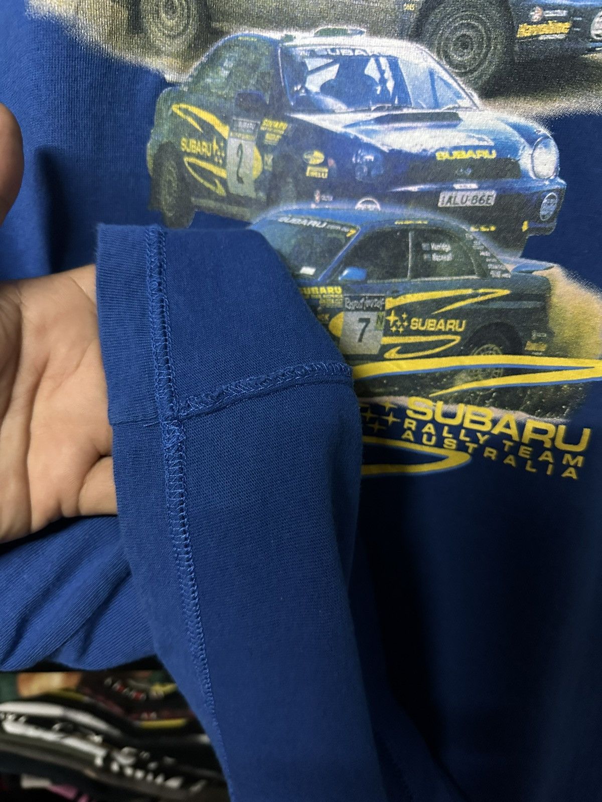 NASCAR Vintage Subaru Rally Team Australia Faded Tee Racing Size US L / EU 52-54 / 3 - 9 Thumbnail