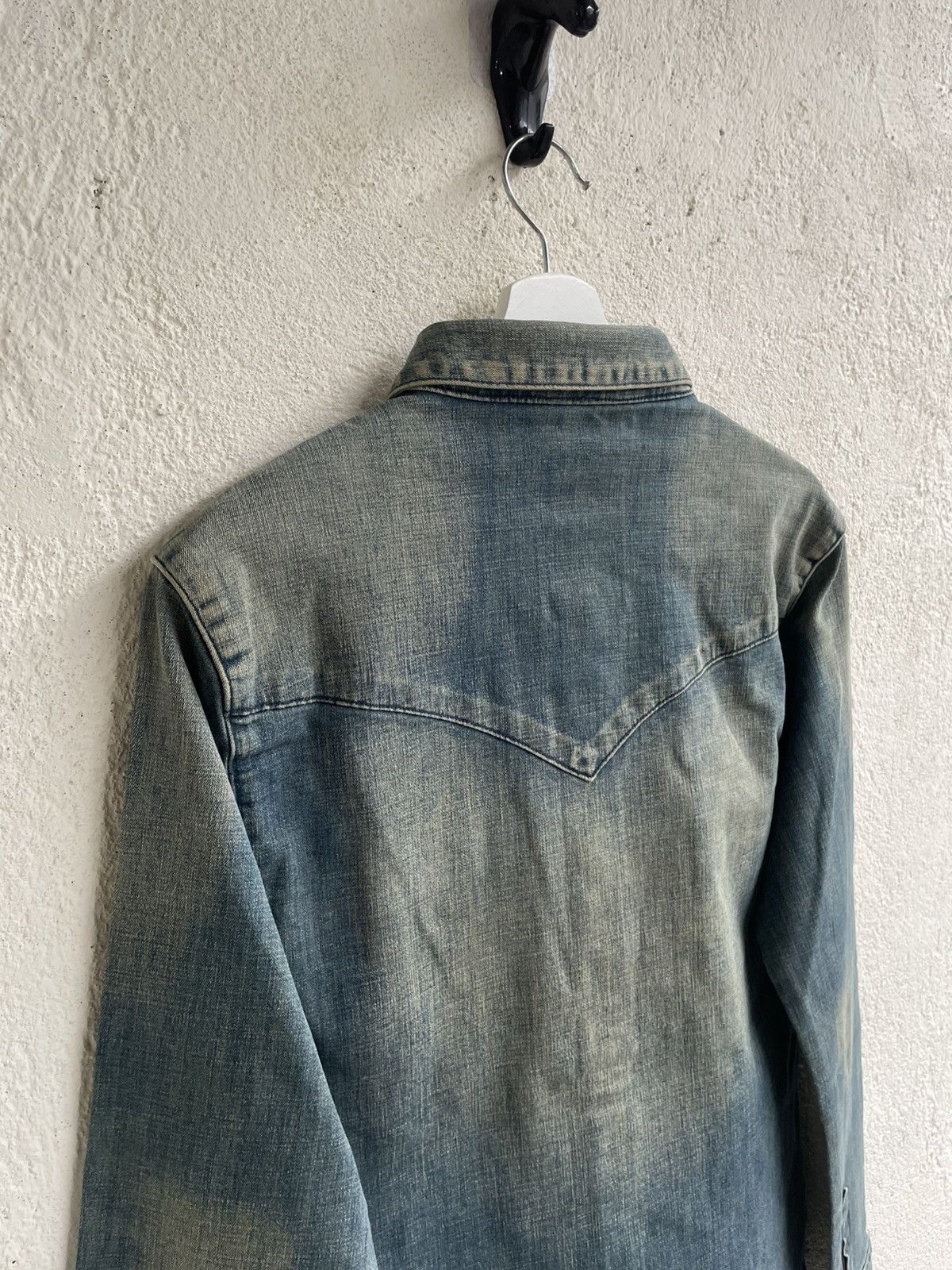 If Six Was Nine 2000s Intheattic Wash Denim Shirt Ifsix LGB Fuga Y2K Hysteri Size US S / EU 44-46 / 1 - 9 Thumbnail
