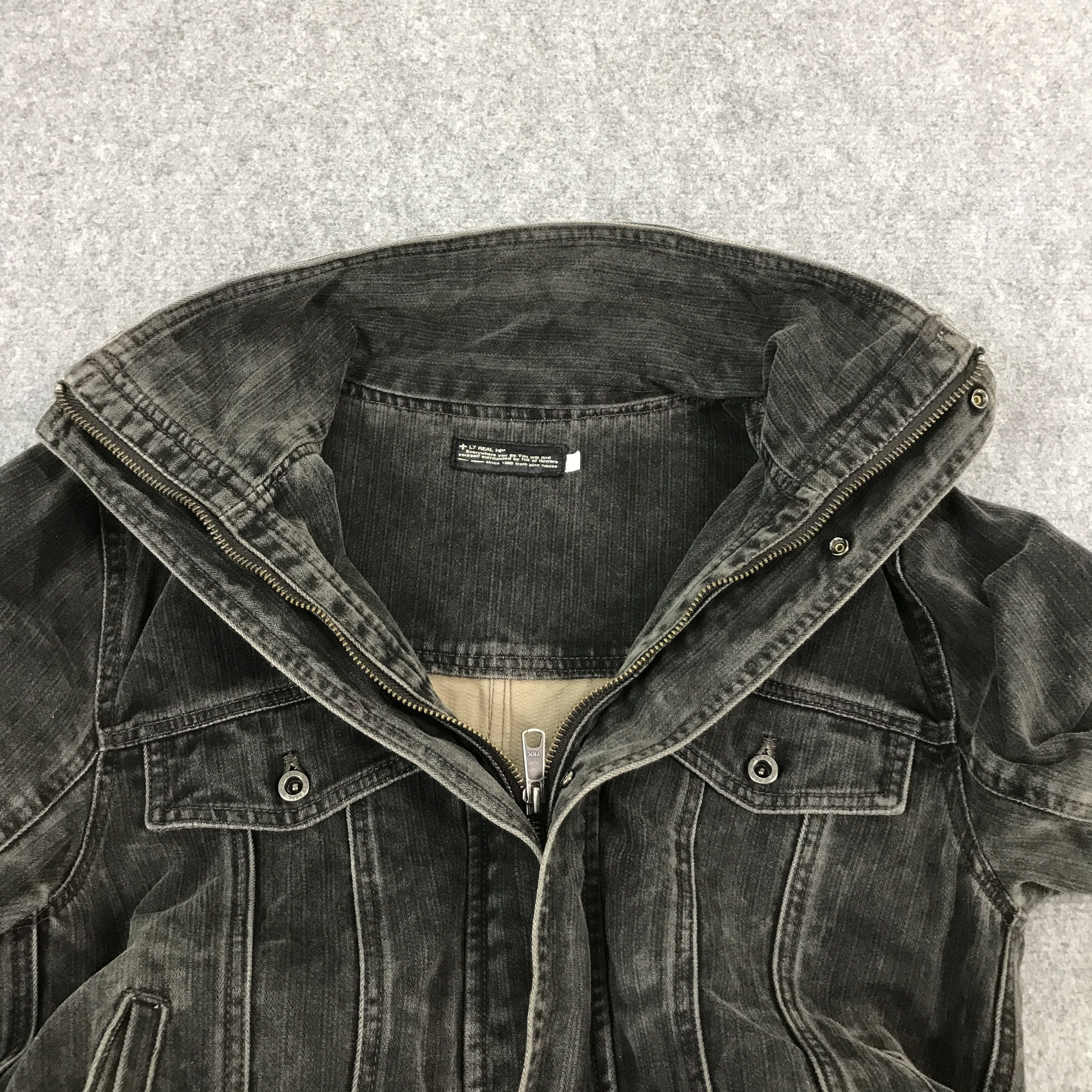 If Six Was Nine × Japanese Brand × L7 Real Hip L7 REAL HIP BLACK PUNK BONDAGE DESIGN JACKET Size US M / EU 48-50 / 2 - 8 Thumbnail