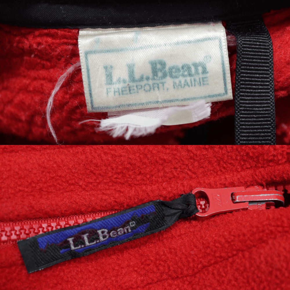 L.L. Bean 90S Logo Fleece Jacket Size US M / EU 48-50 / 2 - 7 Thumbnail