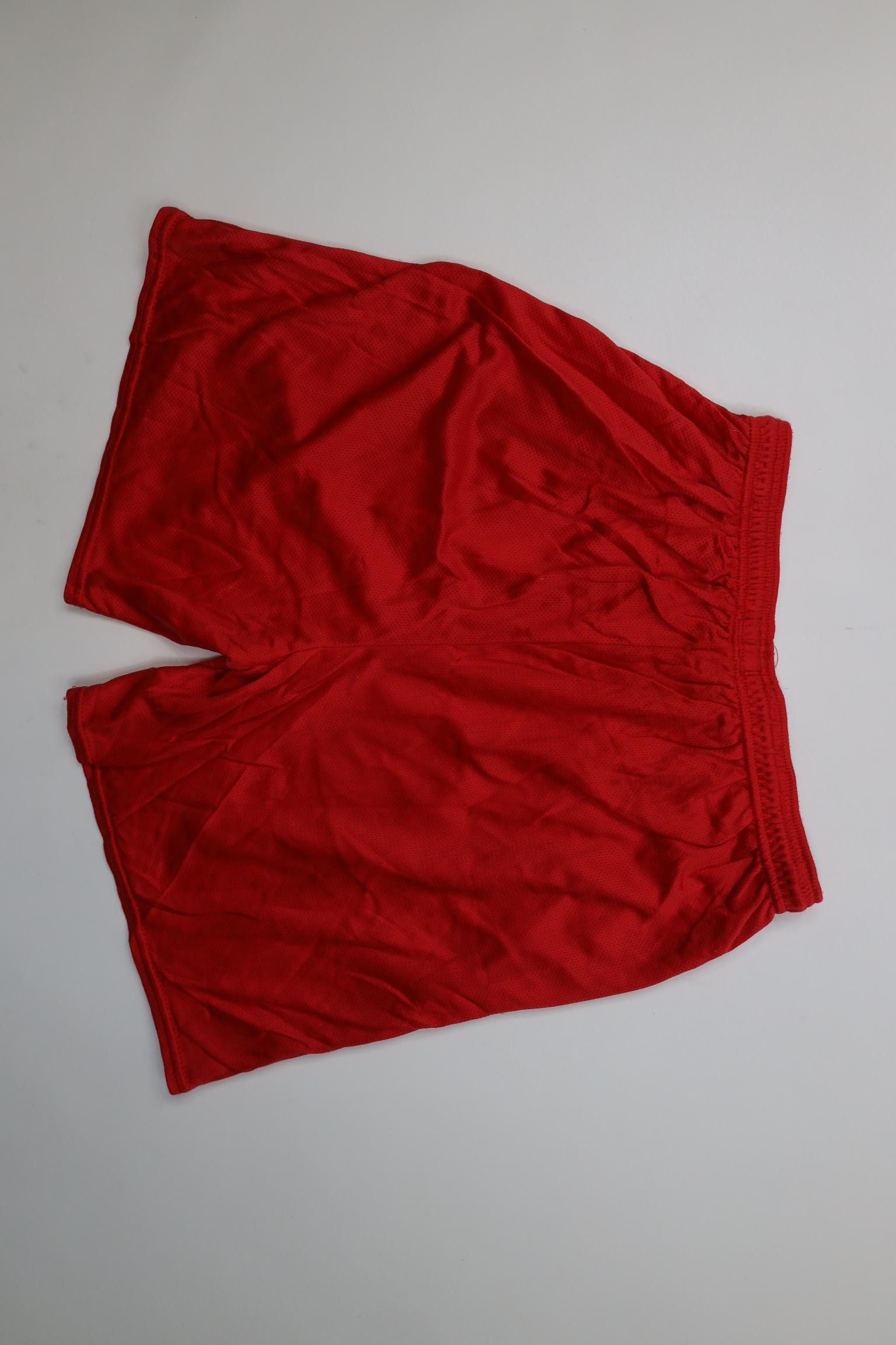Vintage Vintage 90s Streetwear Nylon Mesh Above Knee Shorts Red USA Size US 34 / EU 50 - 8 Thumbnail