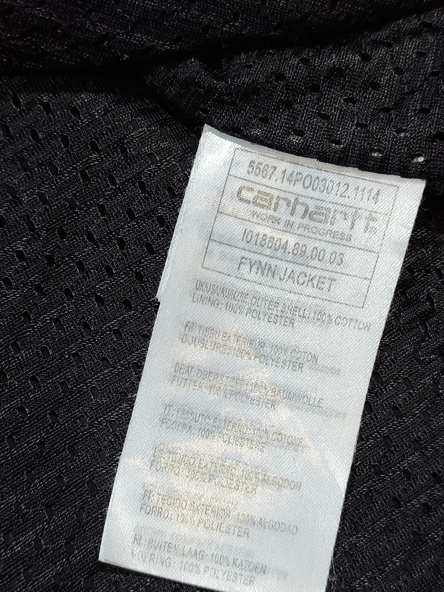 Carhartt Carhartt Wip Fynn Light Jacket Workwear Faded Black Size US XL / EU 56 / 4 - 17 Thumbnail