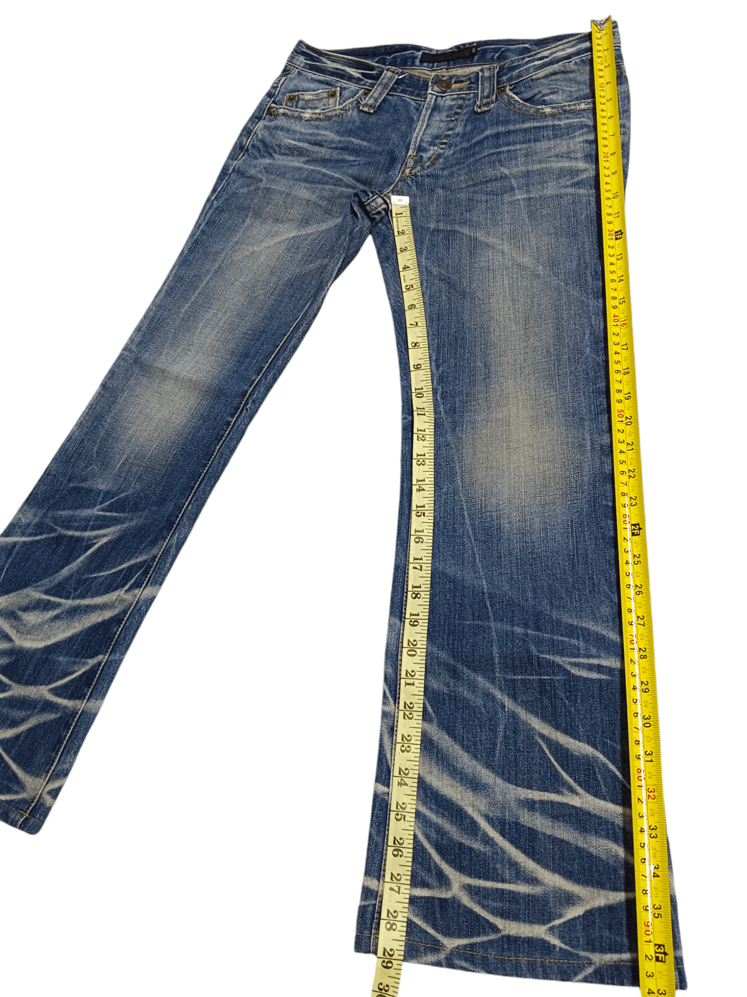 GOSTAR DE FUGA FUGA Seditionaries Low Rise Flare Denim Size US 30 / EU 46 - 10 Thumbnail