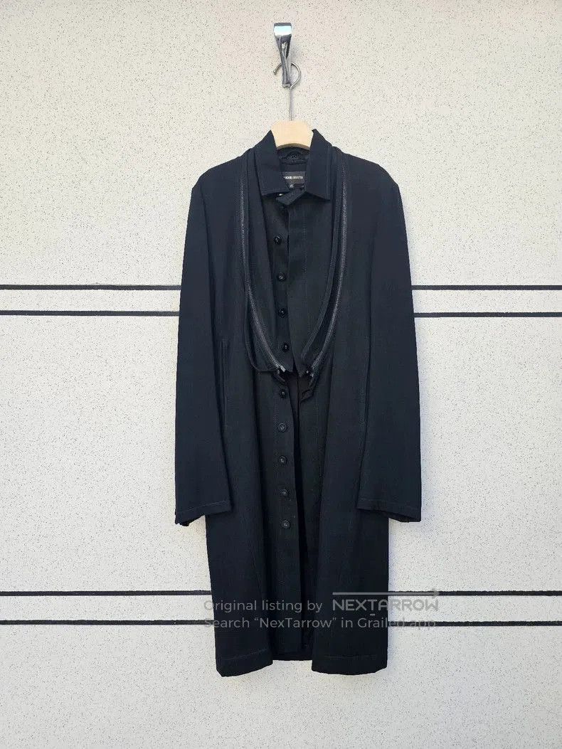 Ann Demeulemeester Ann Demeulemeester Men's Wool Trench Coat. Size US L / EU 52-54 / 3 - 1 Thumbnail