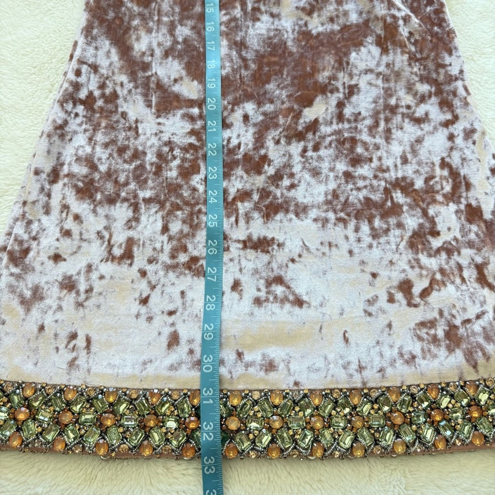 ALEXIS ALEXIS women velvet dress with crystals size 6 US 1200$ Size M / US 6-8 / IT 42-44 - 12 Thumbnail