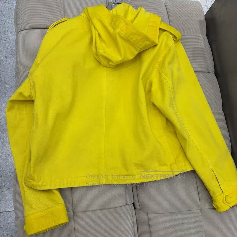 Dior Dior Show yellow dyed hooded denim jacket Size US S / EU 44-46 / 1 - 2 Thumbnail
