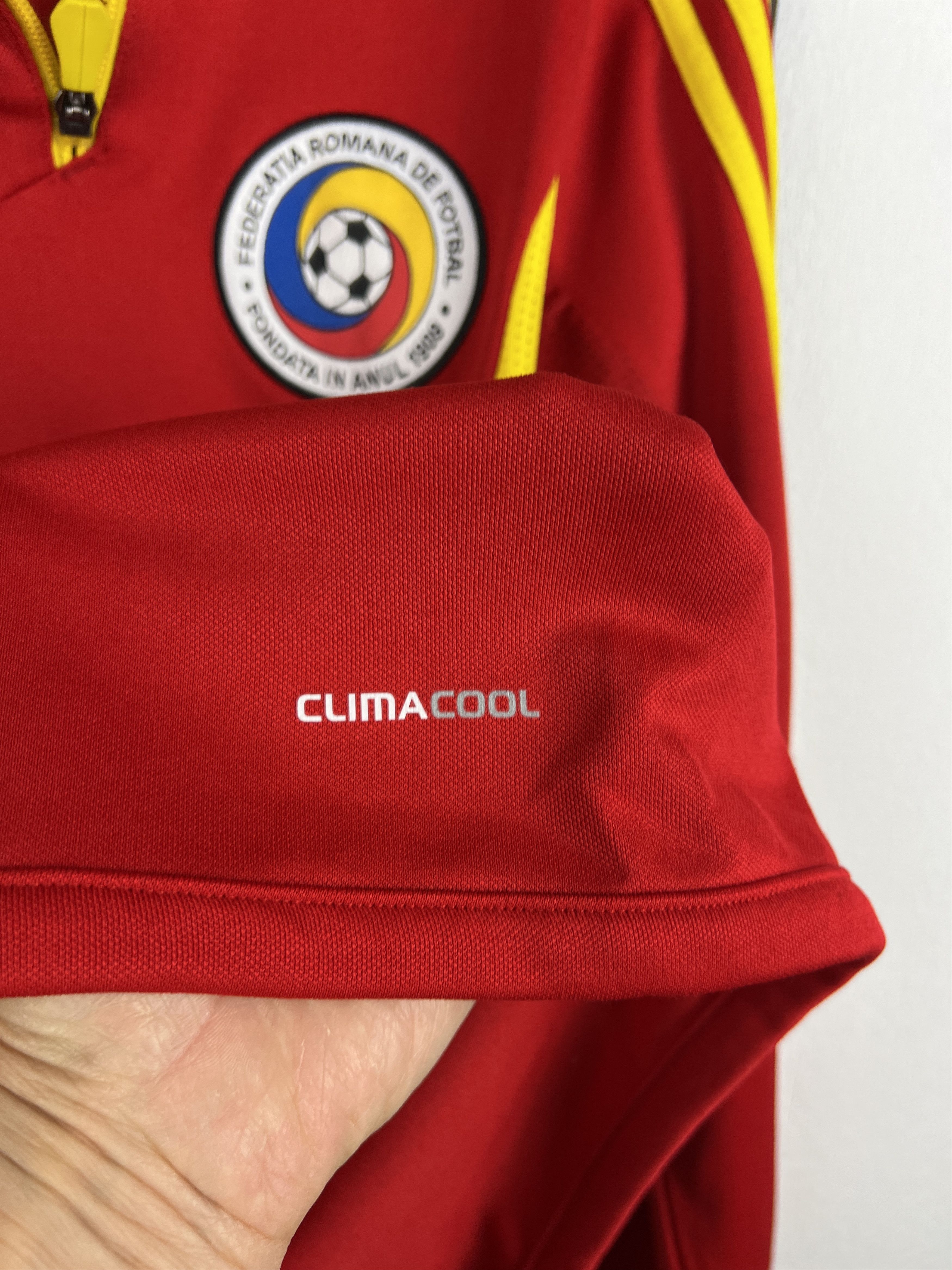 Adidas Vintage Romania Football Sweatshirt Soccer Track Top Jacket Size US M / EU 48-50 / 2 - 5 Thumbnail