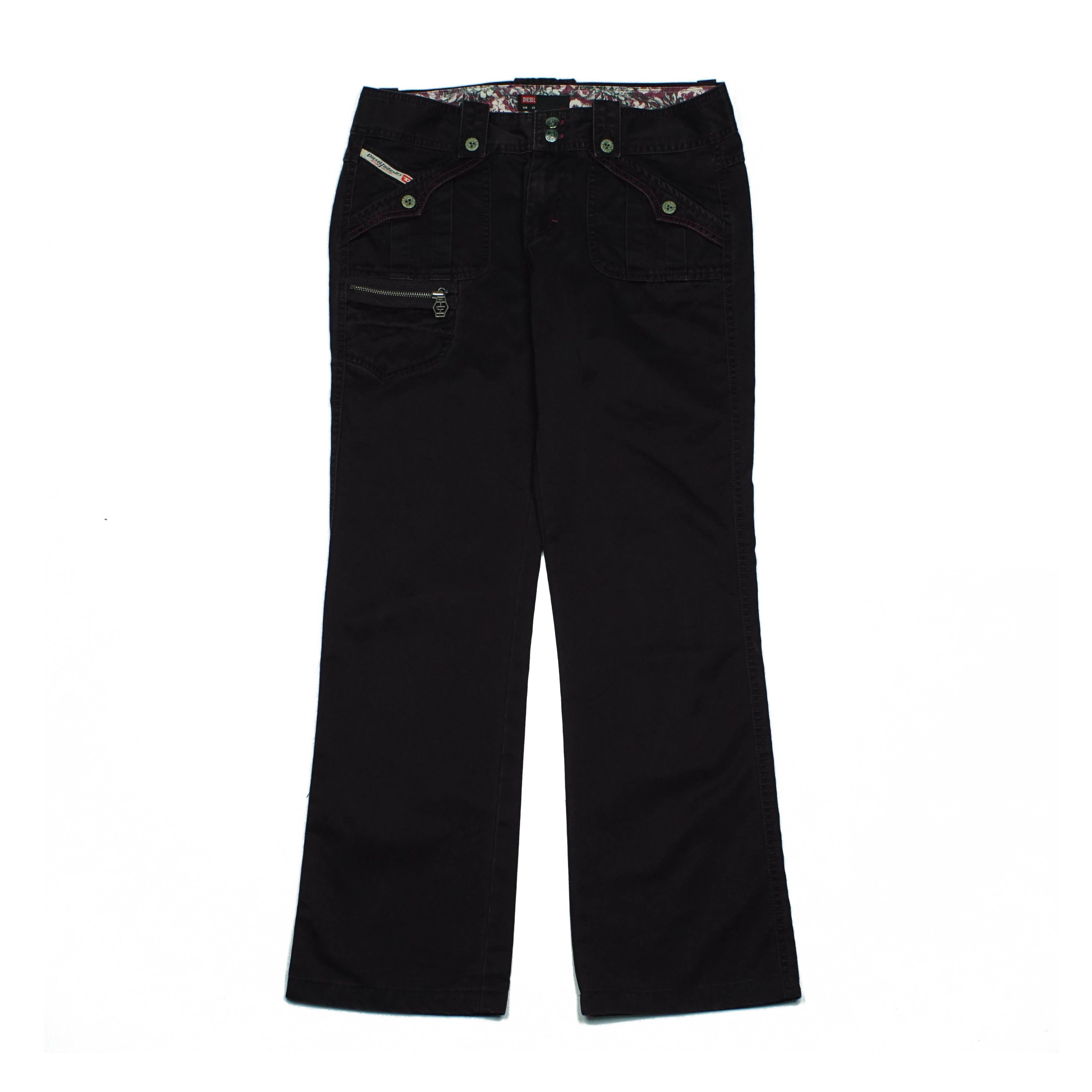 Diesel *NoTariff Diesel Multipocket Flare Pants Size 29" - 1 Thumbnail