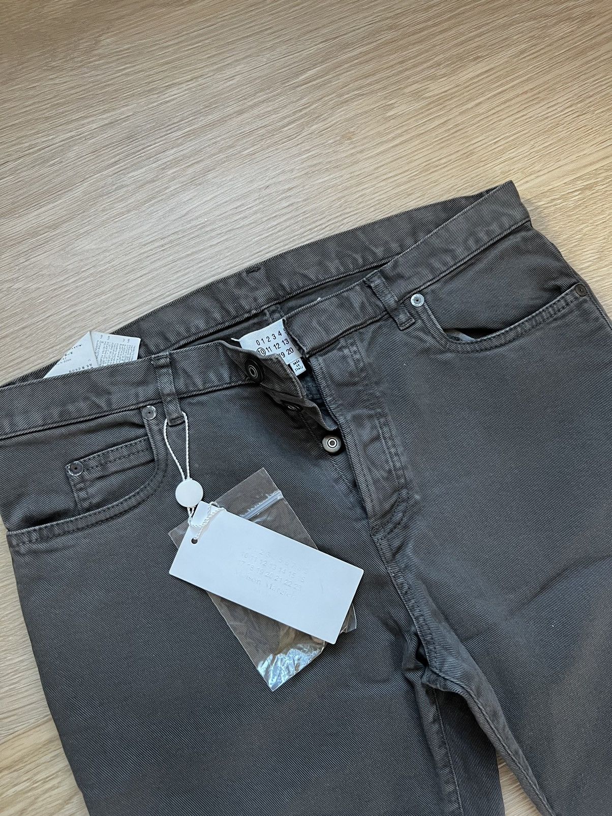 image of Maison Margiela Denim Jeans in Grey, Men's (Size 31)