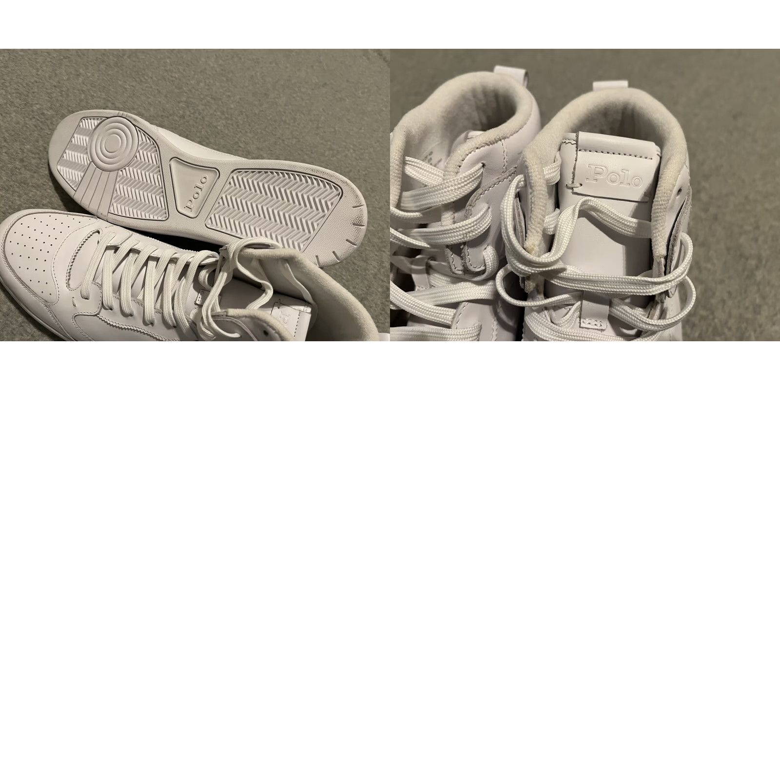 Ralph Lauren Polo Ralph Lauren CRT White Leather Pony Shoes Mens Size 15 New Sneakers Casual Leather Upper Pony Brand 15 US Mens Size US M / EU 48-50 / 2 - 8 Thumbnail
