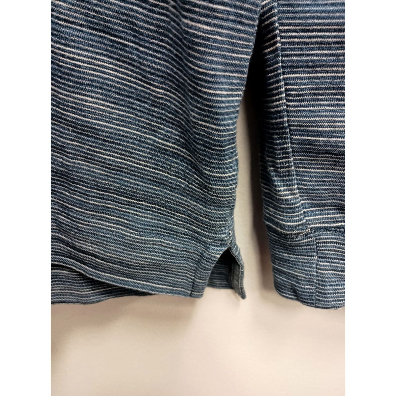 johnnie-O Johnnie-O Sweater Mens L Blue Pinstriped Zip Pullover Preppy Casual Size US L / EU 52-54 / 3 - 4 Thumbnail