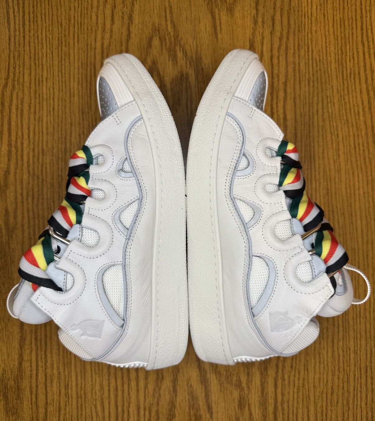 Lanvin Curb Sneaker (White/Multicolor)