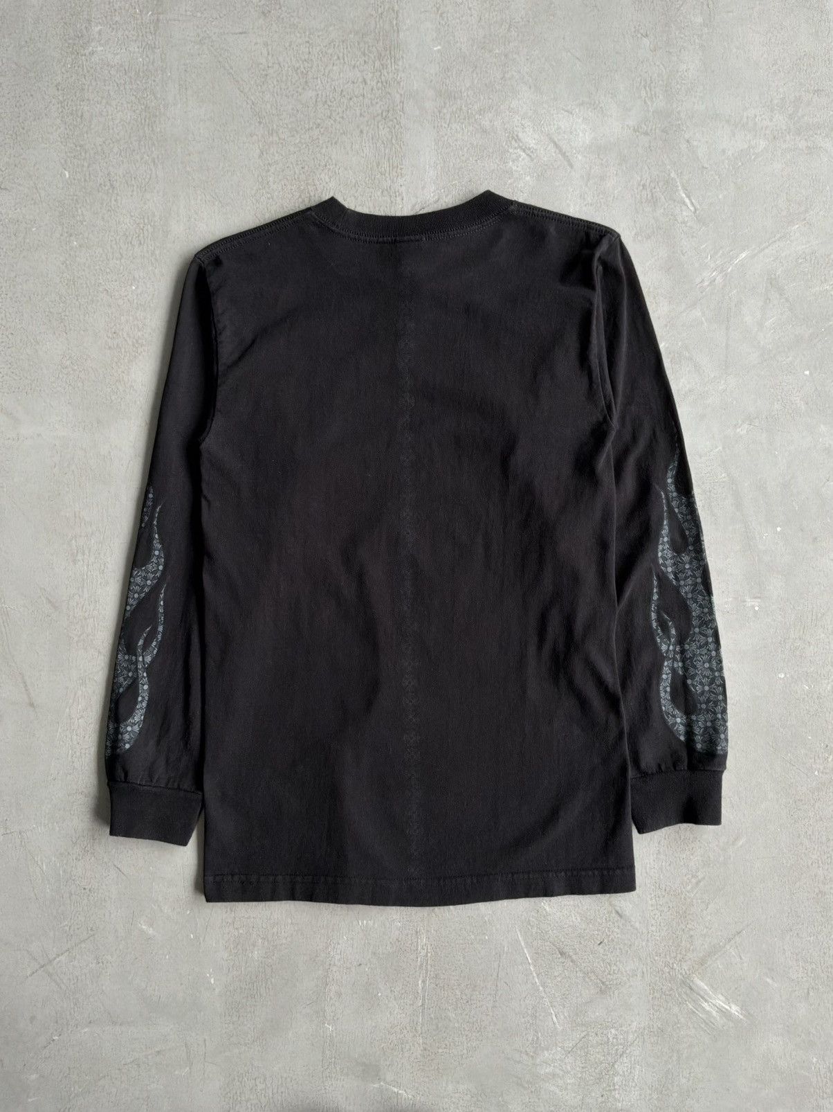 Chrome Hearts Rare 90s - Flame Monogram Sleeve Longsleeves Size US S / EU 44-46 / 1 - 2 Thumbnail