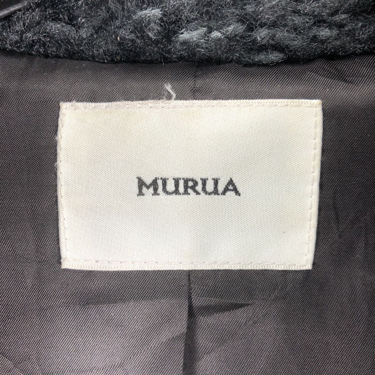 Japanese Brand Cropped Jacket Sherpa Baggy by Murua Size M / US 6-8 / IT 42-44 - 12 Thumbnail
