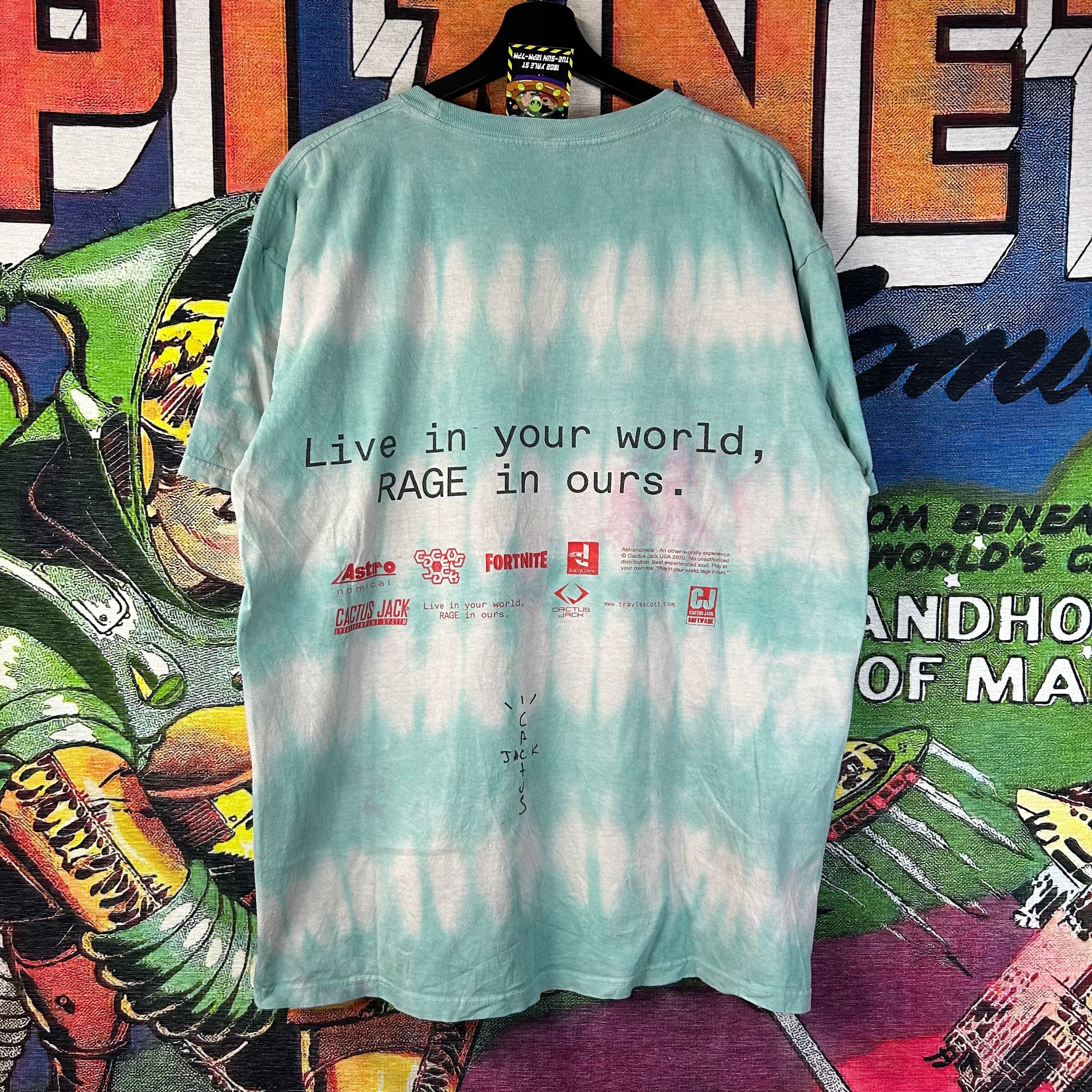 Travis Scott Cactus Jack Playstation Tie Dye Tee Size Large Size US L / EU 52-54 / 3 - 2 Thumbnail