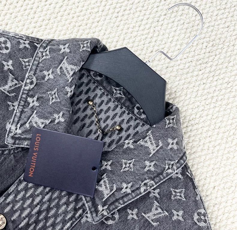 Louis Vuitton Louis Vuitton Nigo Black Denim Jacket-2506 Size US M / EU 48-50 / 2 - 3 Thumbnail