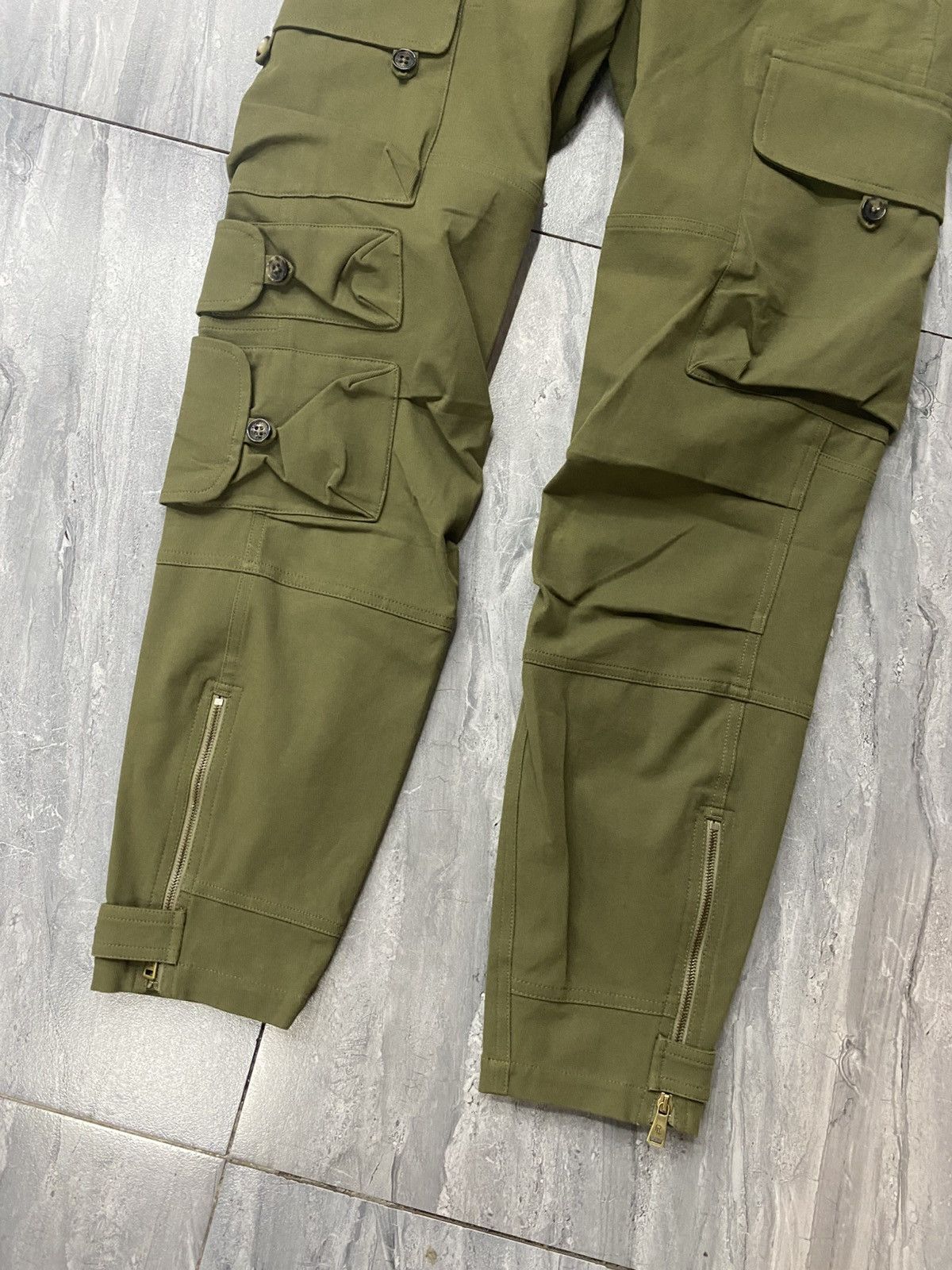 Ralph Lauren Purple Label RALPH LAUREN PURPLE LABEL TWILL CARGO PANTS Size 25" / US 0 / IT 36 - 2 Thumbnail