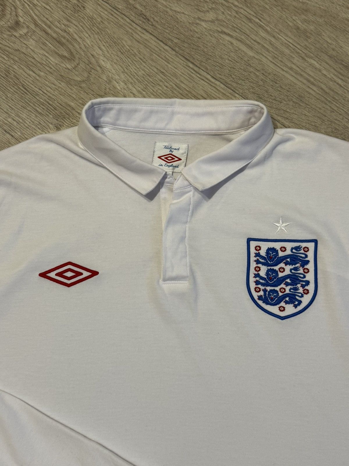 Umbro 🔷Vintage Umbro England 2010 Long sleeve Shirt🔷 Size US XL / EU 56 / 4 - 4 Thumbnail
