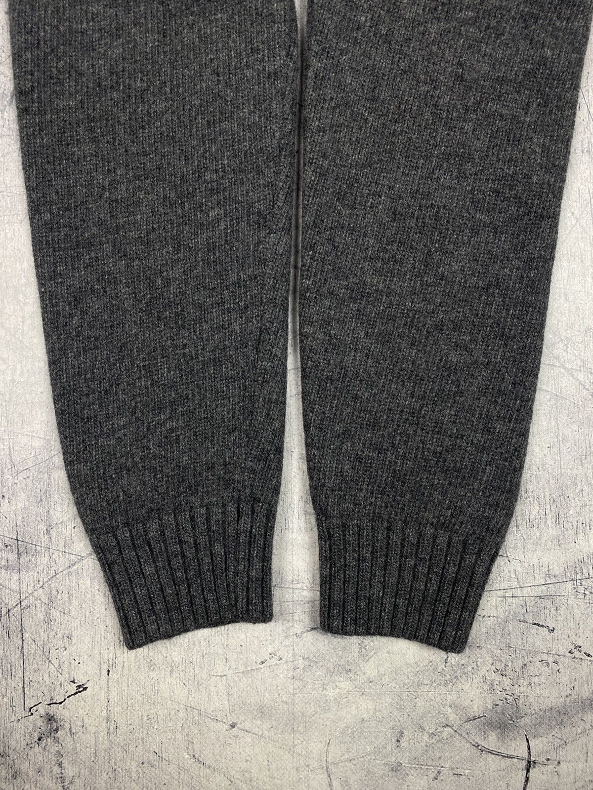 Barbour Barbour Wool Half Zip Sweater Elbow Patch Knit Grey Size M Size US M / EU 48-50 / 2 - 11 Thumbnail