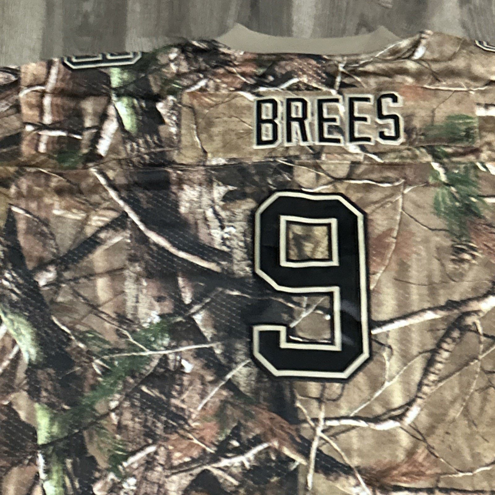 Nike Men’s 52 On Field #9 Brees Saints Real Tree Nike Jersey NWT Size US L / EU 52-54 / 3 - 22 Thumbnail