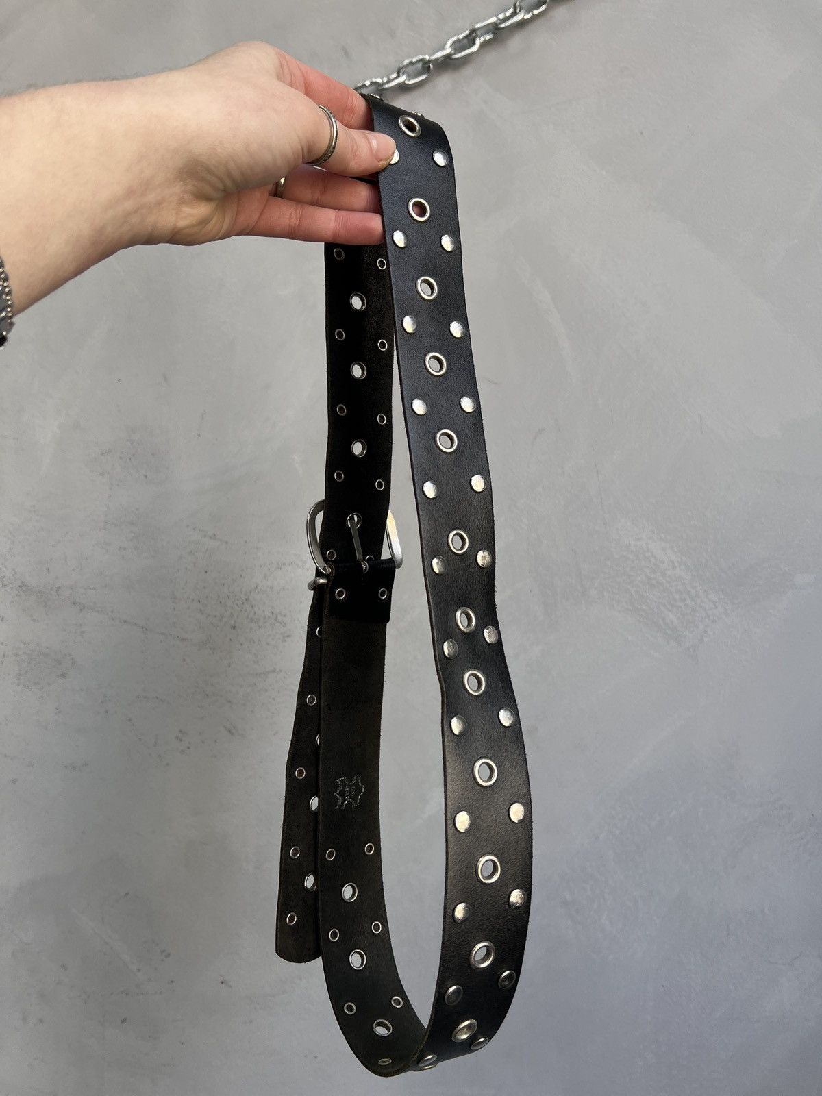 Hysteric Glamour Leather Belt Metal Hysteric Glamour Style Y2K Size ONE SIZE - 5 Thumbnail
