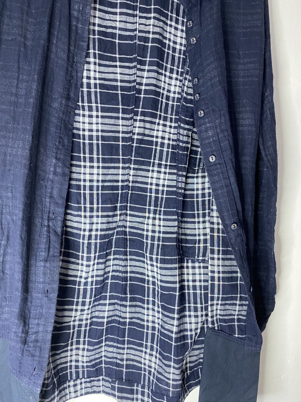 Japanese Brand × Marithe + Francois Girbaud Marithe Francois Girbaud long tartan button shirts Size US M / EU 48-50 / 2 - 11 Thumbnail