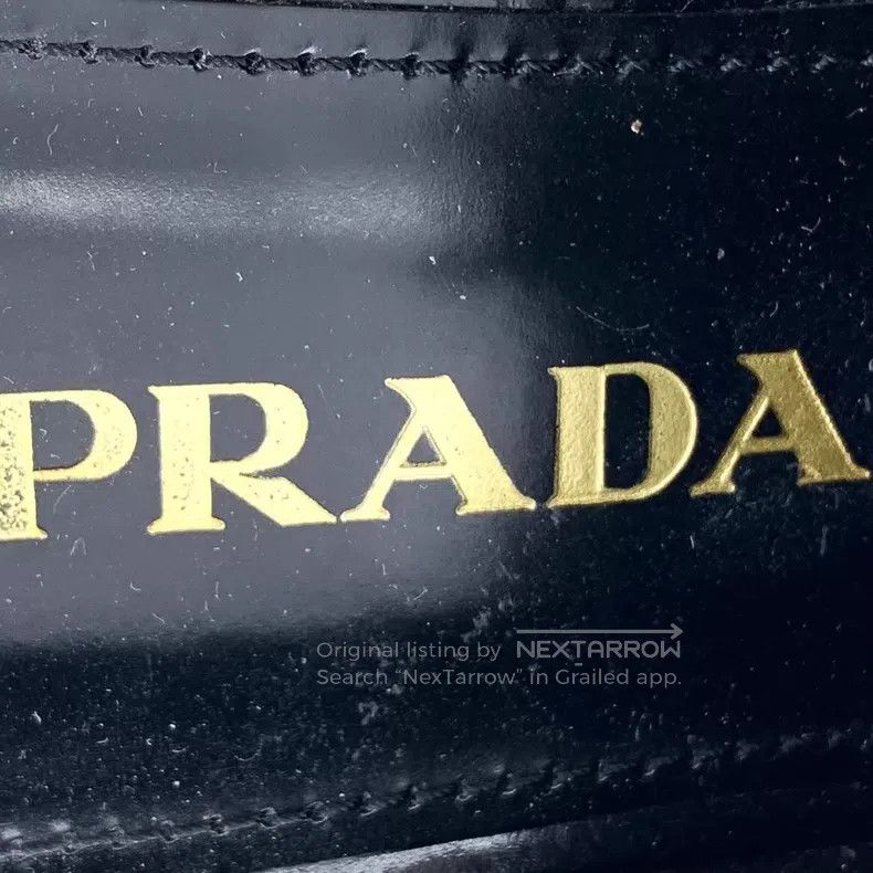 Prada Prada Black muffin lace-up half-slop casual shoes Size US 6.5 / IT 36.5 - 7 Thumbnail