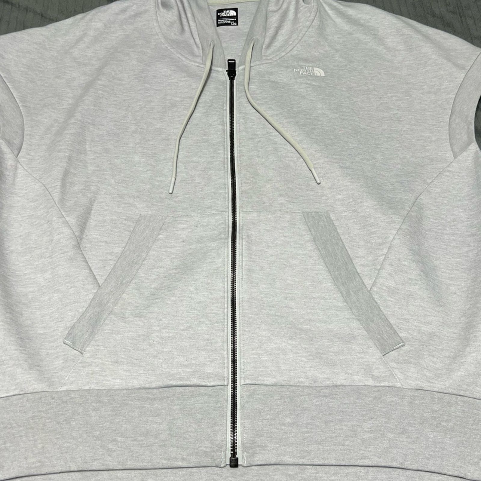 The North Face The North Face Sweater Heather Gray Hoodie Sleeveless ZIP Size US L / EU 52-54 / 3 - 3 Thumbnail
