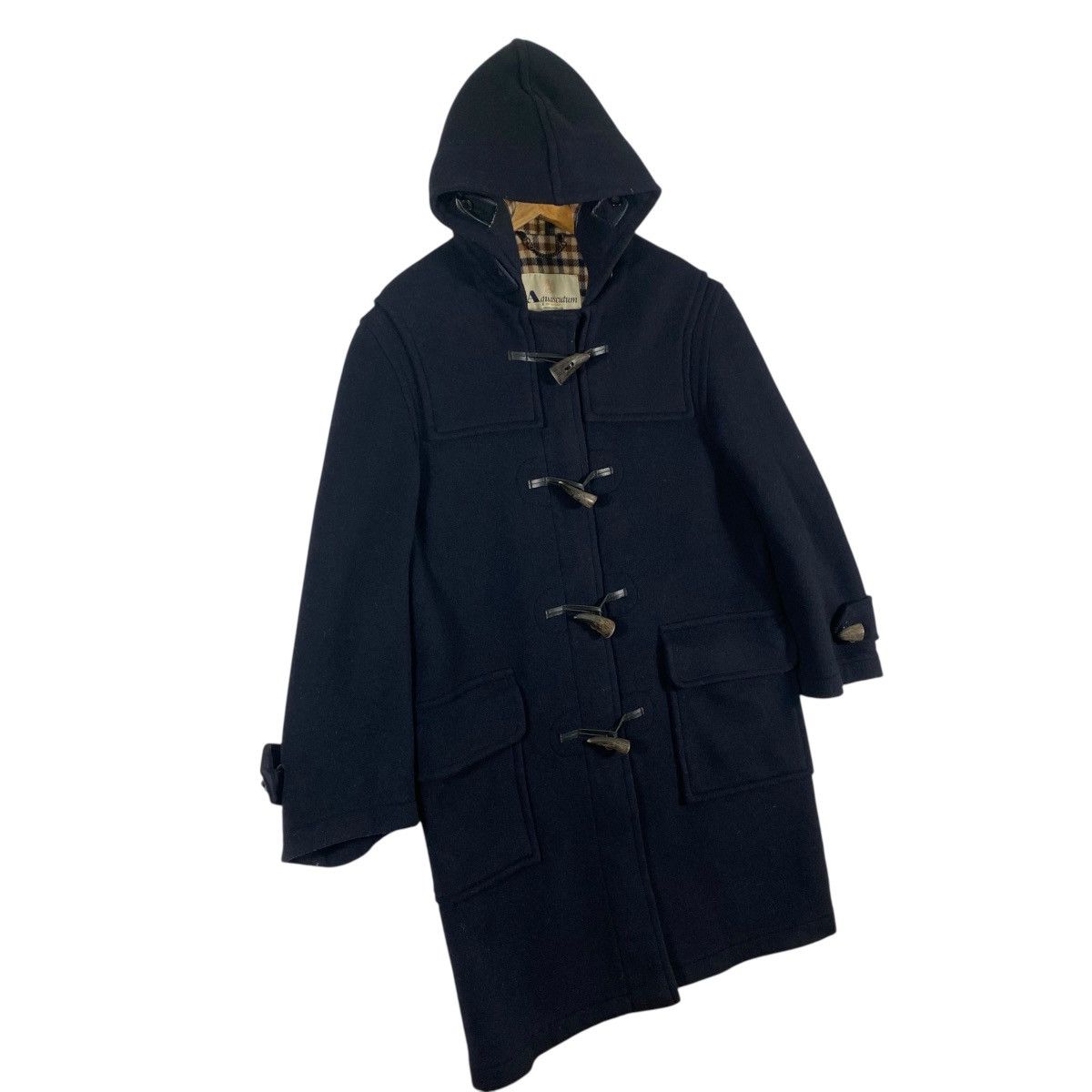 Aquascutum Vintage Aquascutum Of London Hoodie Wool Toggle Button Size US M / EU 48-50 / 2 - 4 Thumbnail