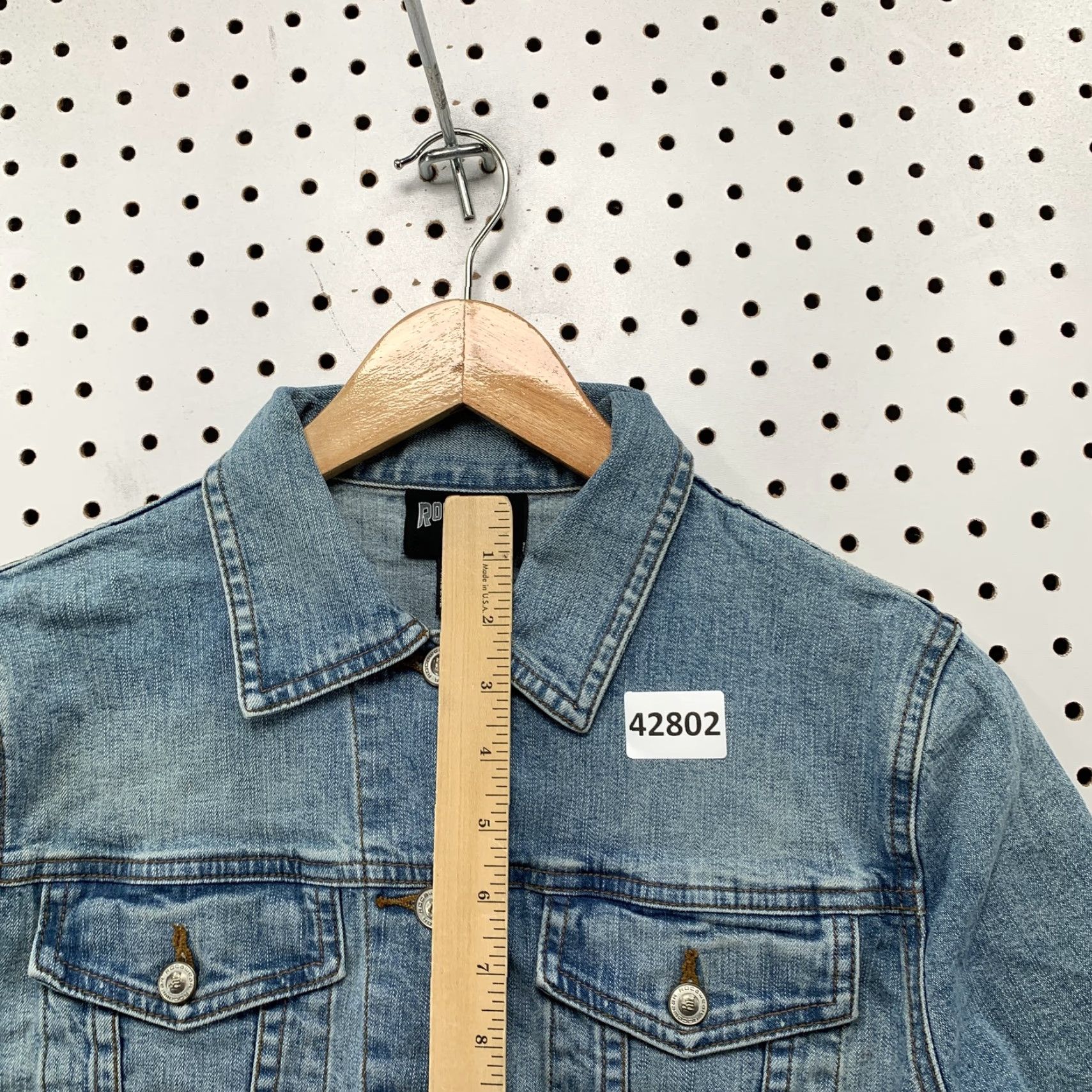 Rocawear VINTAGE Rocawear Jacket Womens Large Blue Button Casual Rocawear Denim Y2K Womens Size L / US 10 / IT 46 - 7 Thumbnail