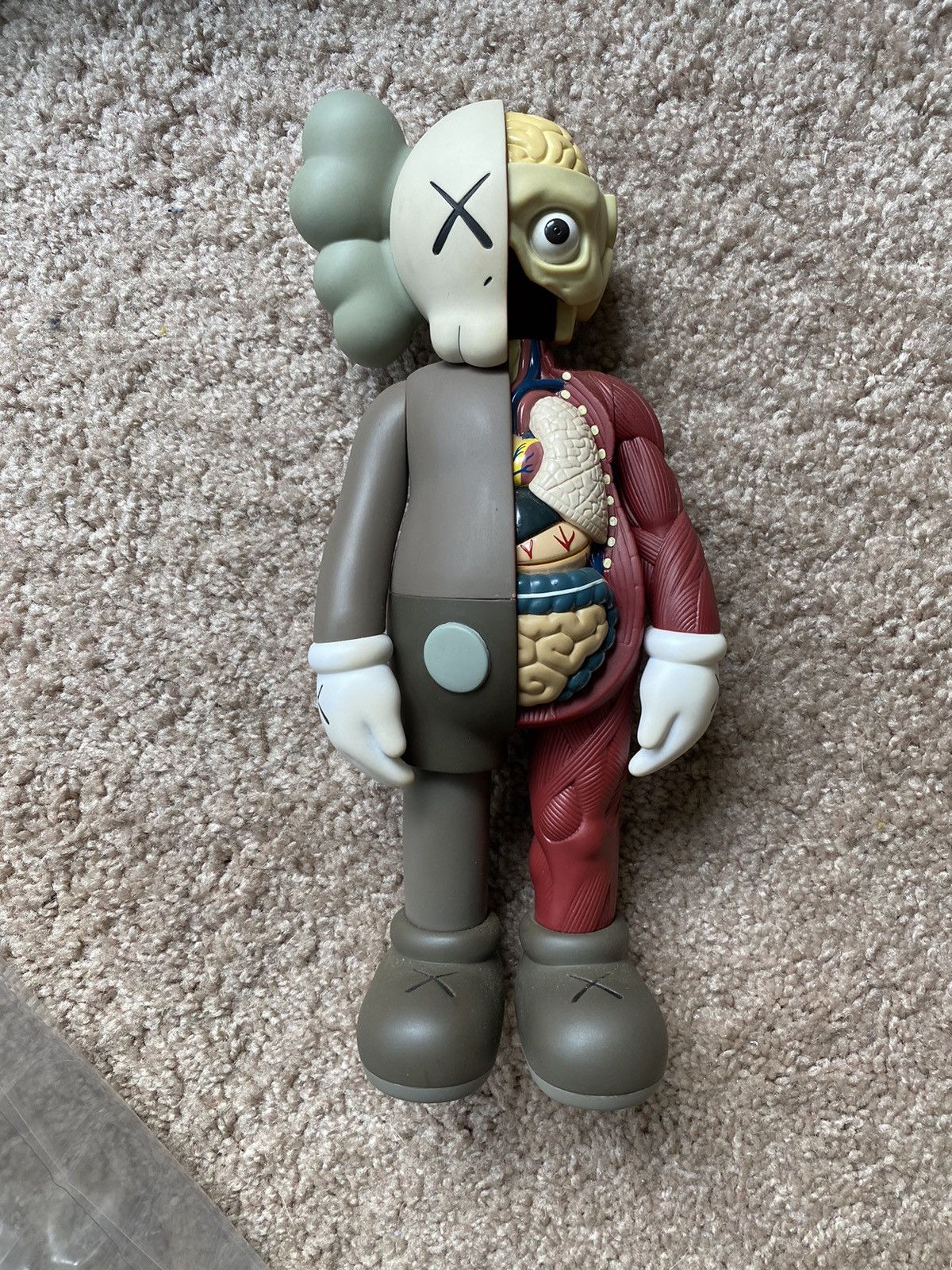 Kaws Kaws open edition flayed dissected companion brown 2016 | Grailed