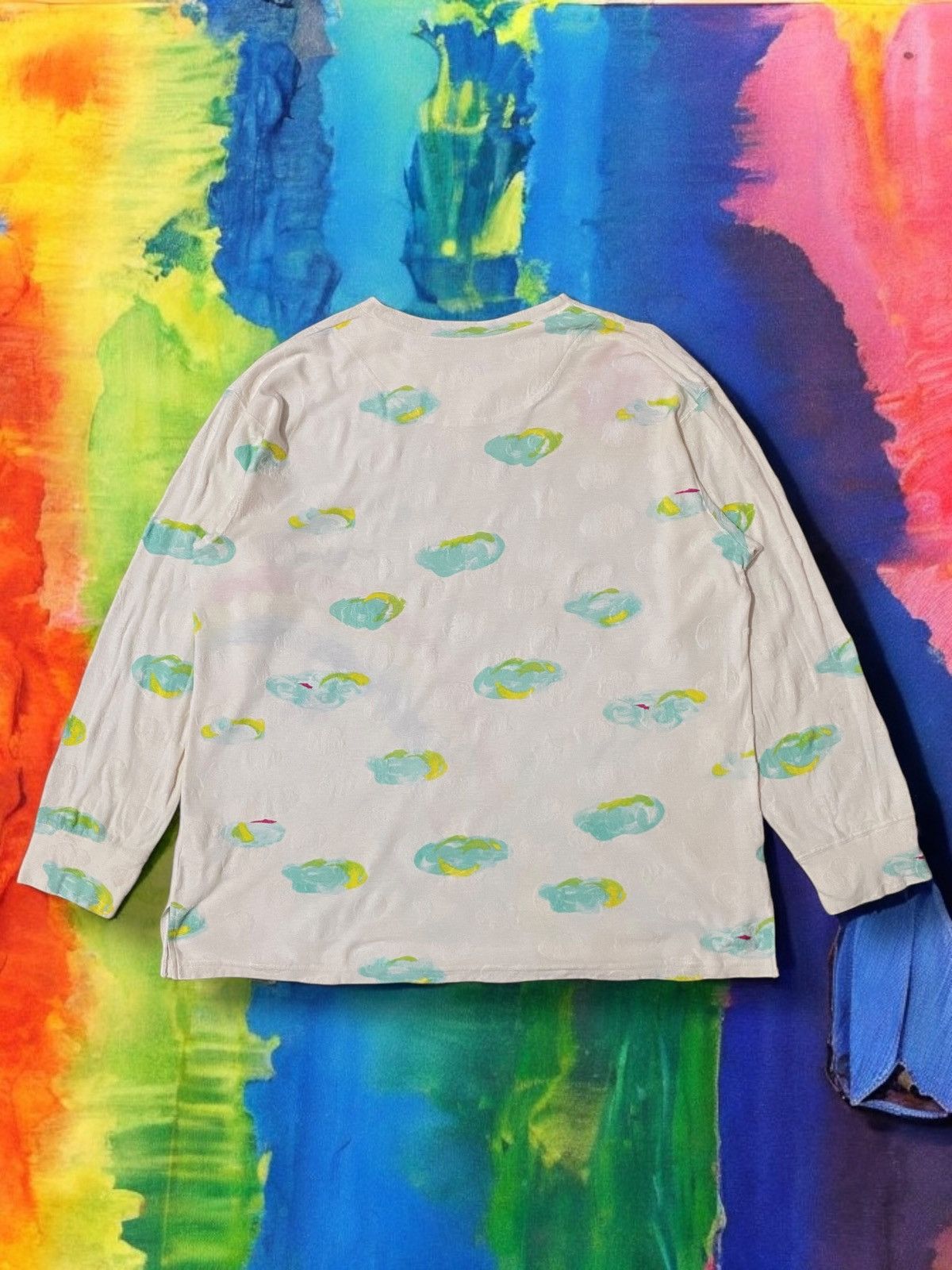 Designer × Japanese Brand × Tsumori Chisato Tsumori Chisato Sleep Loungewear Fullprint Cat On Rainbow Size US M / EU 48-50 / 2 - 11 Thumbnail