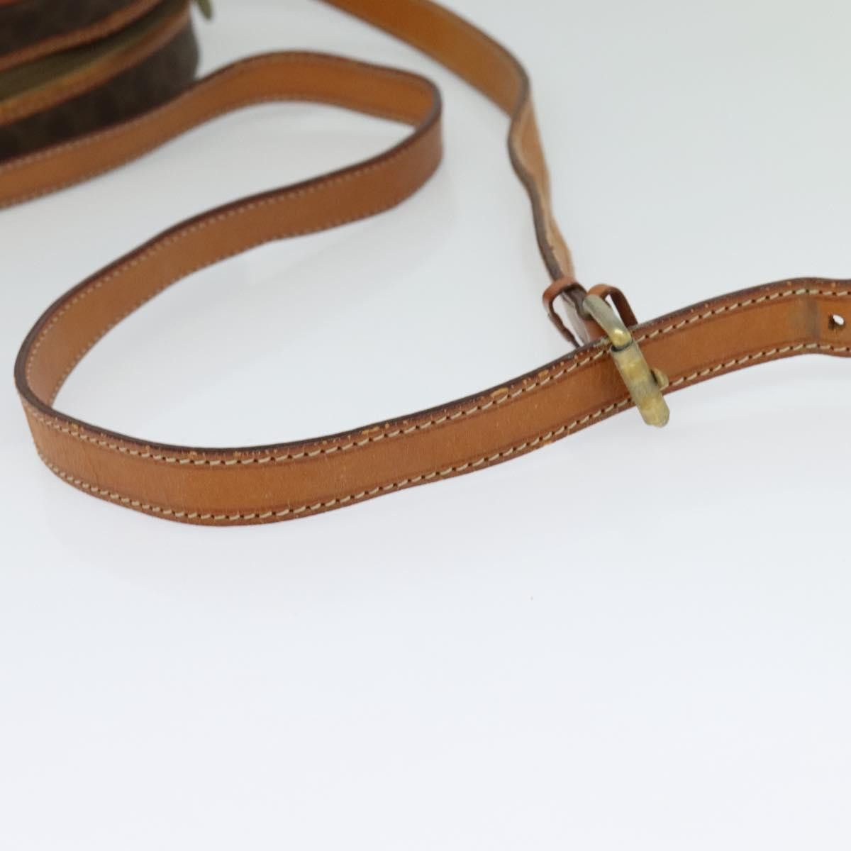 Celine CELINE Macadam Canvas Shoulder Bag Pvc Leather Brown Gold Size ONE SIZE - 7 Thumbnail