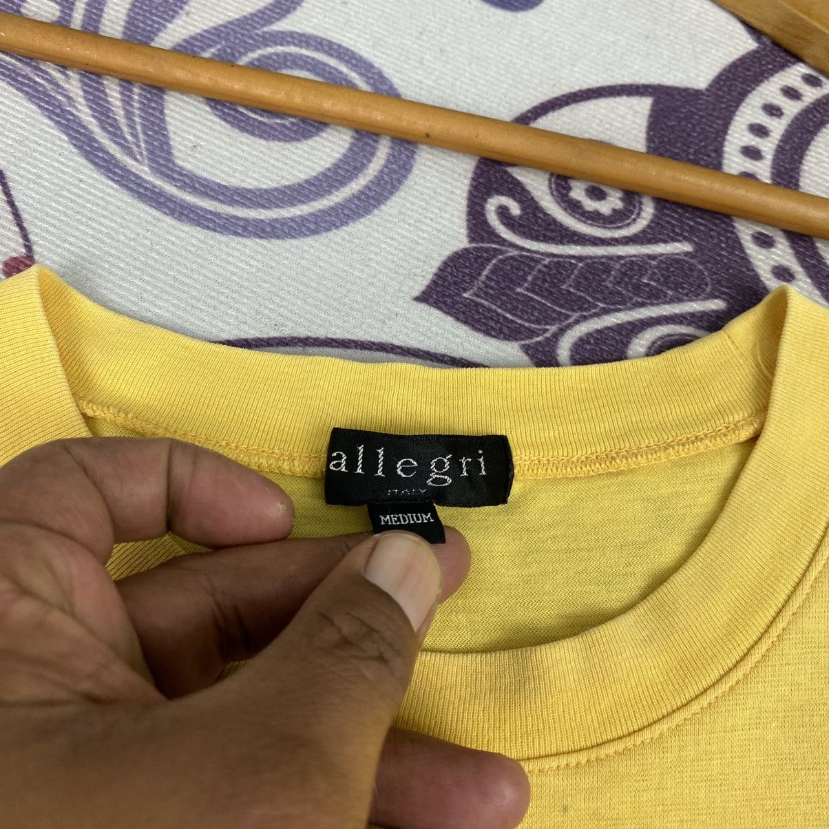 Allegri Rare🔥Vintage Allegri Shirt Big Logo Spell Out Size US M / EU 48-50 / 2 - 5 Thumbnail