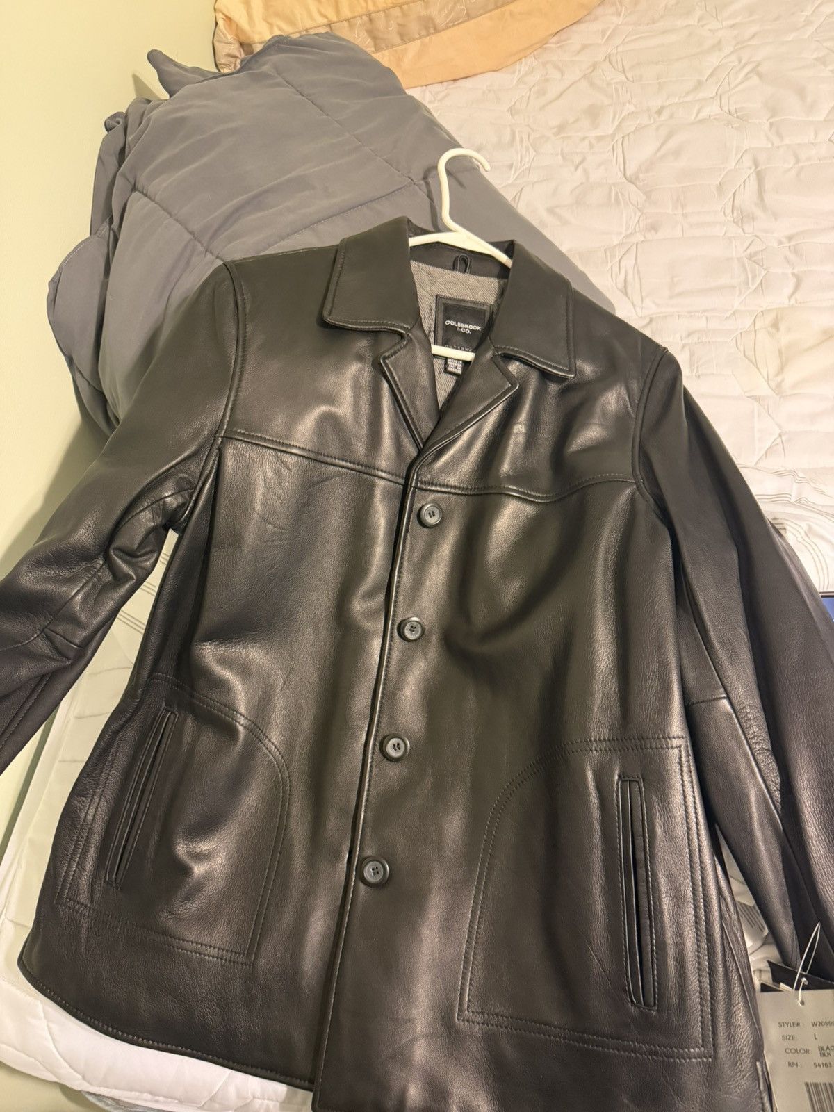 Other Colebrook & Co. Leather Jacket Size US L / EU 52-54 / 3 - 1 Thumbnail