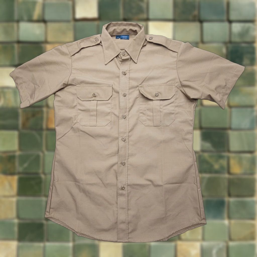 Propper PROPPER Short Sleeve Button Shirt Mens M Tan Tactical Military Ripstop Work Shirt Size US M / EU 48-50 / 2 - 1 Thumbnail